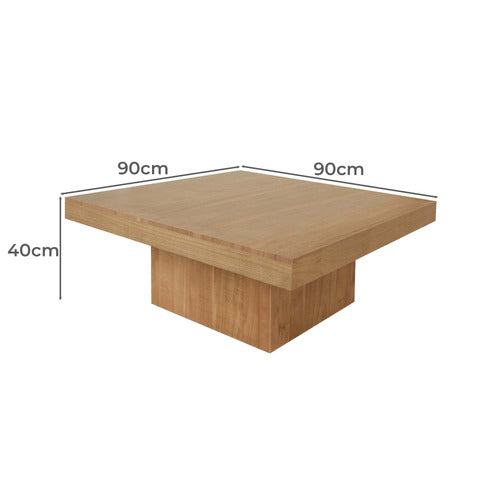 LA VERDE DEREK MINDI WOOD COFFEE TABLE