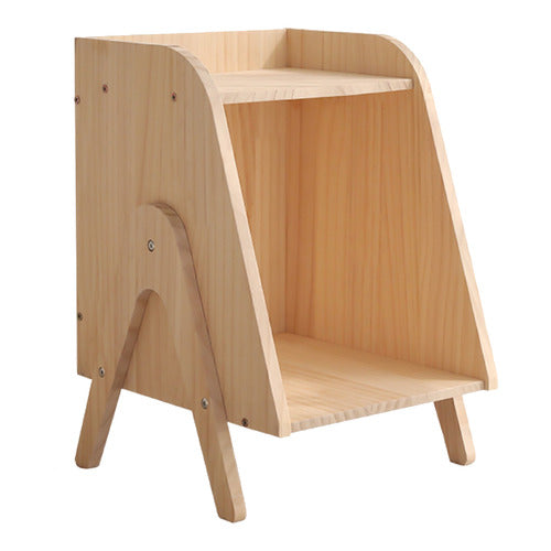 MODERN COLLECTIVE DHARA PINE WOOD BEDSIDE TABLE