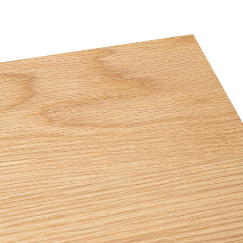 DION HERRINGBONE OAK WOOD BEDSIDE TABLE