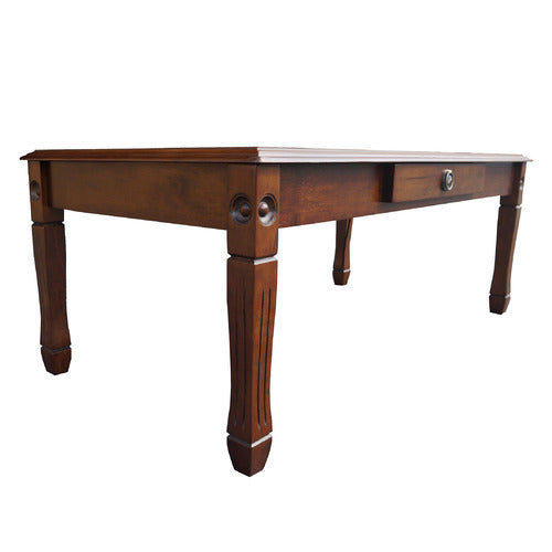MIKASA FURNITURE DIRTY OAK FINISH LOWE COFFEE TABLE