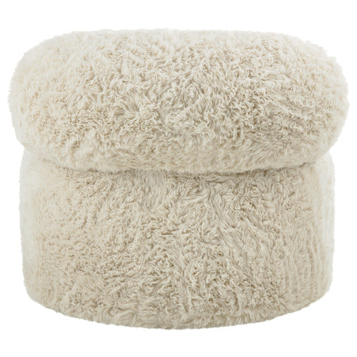 DOLLY FAUX FUR SWIVEL ACCENT CHAIR