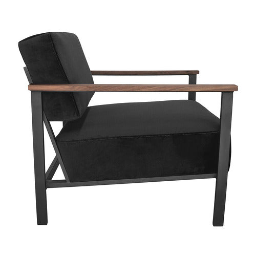 BROOKLYN AND BELLA DOMINIC VELVET ARMCHAIR