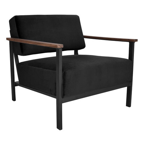BROOKLYN AND BELLA DOMINIC VELVET ARMCHAIR