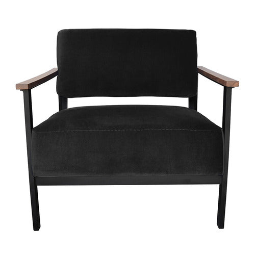 BROOKLYN AND BELLA DOMINIC VELVET ARMCHAIR