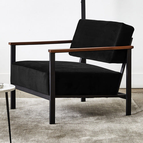 BROOKLYN AND BELLA DOMINIC VELVET ARMCHAIR