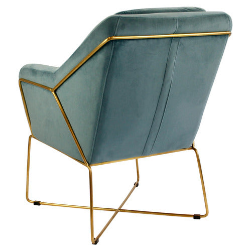 BROOKLYN AND BELLA DOVER VELVET ARMCHAIR