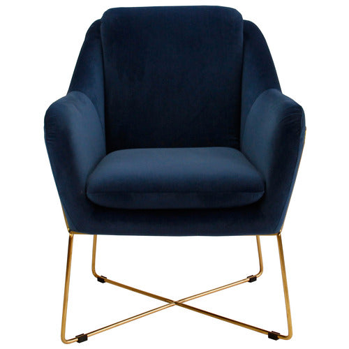BROOKLYN AND BELLA DOVER VELVET ARMCHAIR
