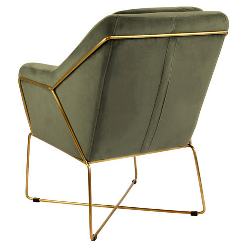 BROOKLYN AND BELLA DOVER VELVET ARMCHAIR