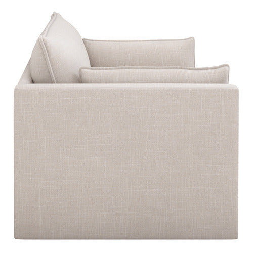 MALIBU UPHOLSTERED SWIVEL ARMCHAIR