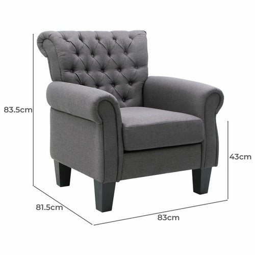 NATURALLY PROVINICIAL DUMAS UPHOLSTERED ARMCHAIR