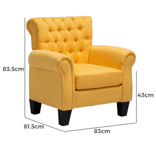 NATURALLY PROVINICIAL DUMAS UPHOLSTERED ARMCHAIR