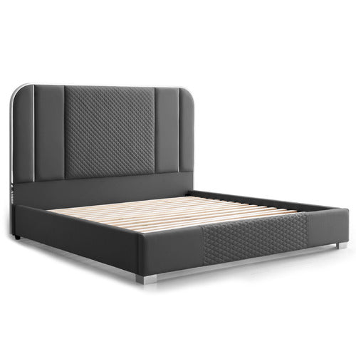 SOUTHERN STYLERS DYLAN FAUX LEATHER BED