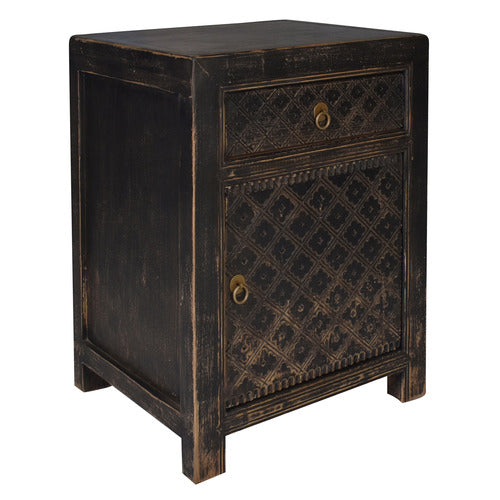 CHARTWELL HOME DYLAN PINE WOOD BEDSIDE TABLES (SET OF 2)