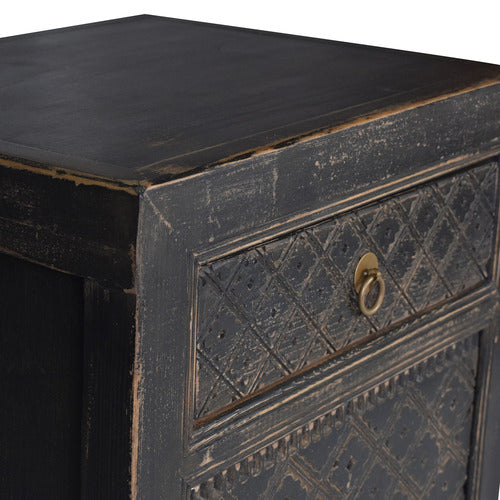 CHARTWELL HOME DYLAN PINE WOOD BEDSIDE TABLES (SET OF 2)