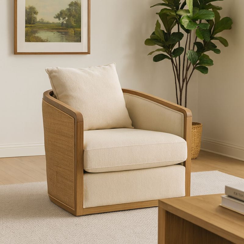 ELMBANK FURNITURE OLLIE SWIVEL ACCENT CHAIR