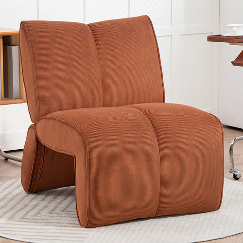 EVIE HOME ZAIN CORDUROY ACCENT CHAIR