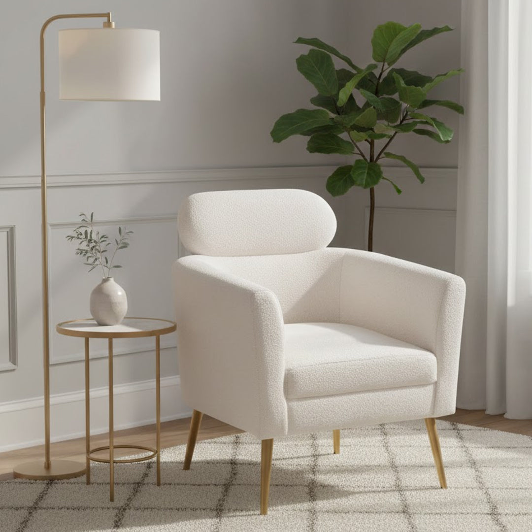 EXQUISITE LIVING BRENT FABRIC ARMCHAIR