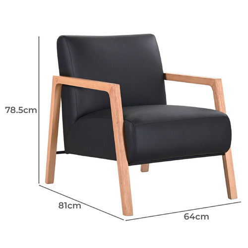 LEGACY FURNITURE EARL BUFFALO LEATHER ARMCHAIR