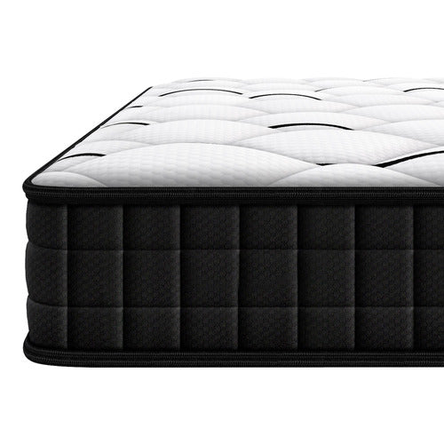 HOXTON ROOM LYNA PINE WOOD BED & TIGHT TOP MATTRESS