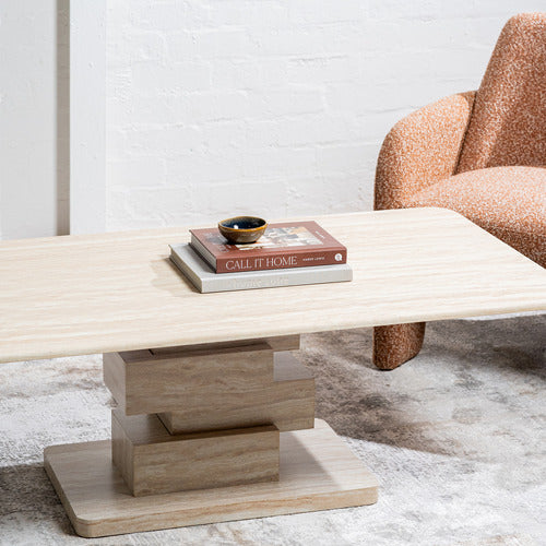 KEYS ROAD DESIGNS EASTON MARBLE COFFEE TABLE