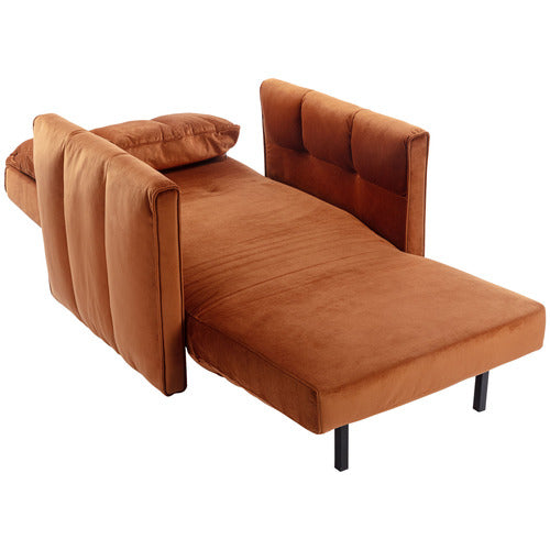 ECHO VELVET SINGLE SOFA BED