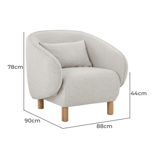 EDIE BOUCLE ARMCHAIR