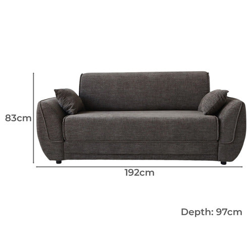 PALMGROVE LANE EGBY 2 SEATER FOLD OUT SOFA BED