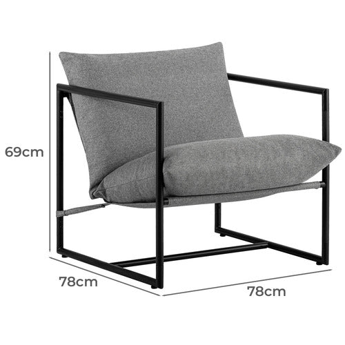 STUDIO HOME EITHAN SLING ACCENT CHAIR