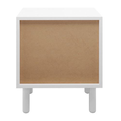 LIVING FUSION ELDRIC RATTAN 2 DRAWER BEDSIDE TABLE