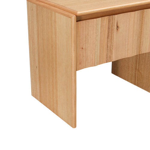 EVERGREEN HOME ELETTRA TASMANIAN OAK WOOD BEDSIDE TABLE