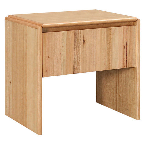 EVERGREEN HOME ELETTRA TASMANIAN OAK WOOD BEDSIDE TABLE