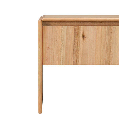 EVERGREEN HOME ELETTRA TASMANIAN OAK WOOD BEDSIDE TABLE