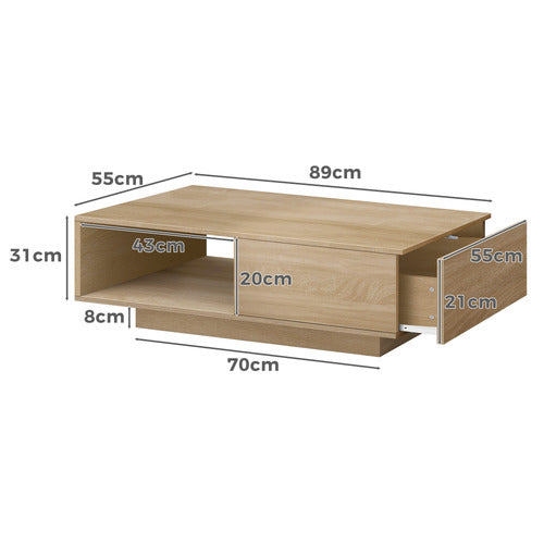 HOXTON ROOM ELIAS LED COFFEE TABLE