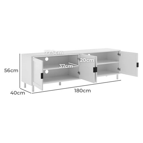 CORE LIVING ELIJAH 4 DOOR TV UNIT