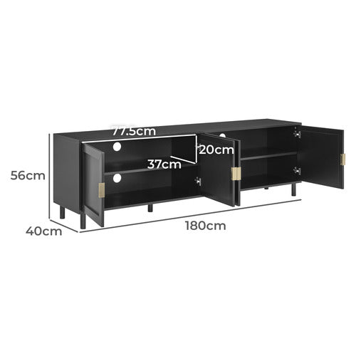 CORE LIVING ELIJAH 4 DOOR TV UNIT