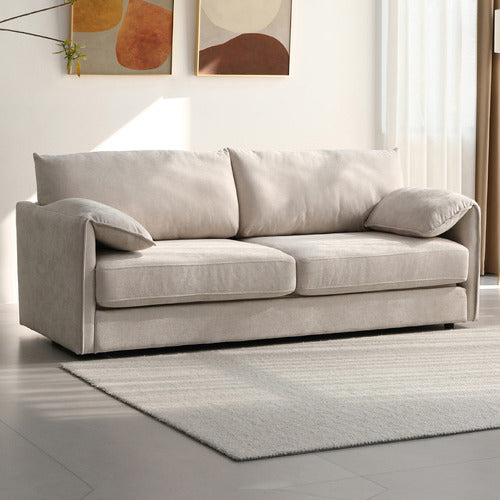 SOUTHERN STYLERS ELKEN 3 SEATER DOUBLE VELVET SOFA BED
