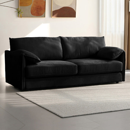 SOUTHERN STYLERS ELKEN 3 SEATER DOUBLE VELVET SOFA BED
