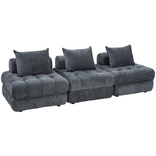EVER DREAMING LIVING ELLA 76CM BOUCLE LOUNGE CHAIRS (SET OF 3)
