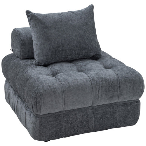 EVER DREAMING LIVING ELLA 76CM BOUCLE LOUNGE CHAIRS (SET OF 3)