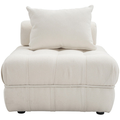 EVER DREAMING LIVING ELLA 76CM BOUCLE LOUNGE CHAIRS (SET OF 2)