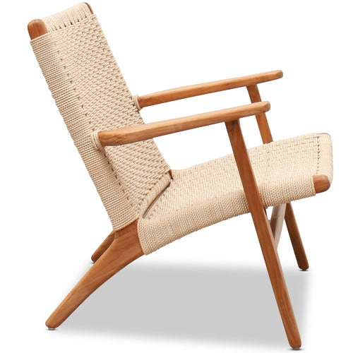 CARRINGTON FURNITURE ELLESHA TIMBER & NYLON ARMCHAIR