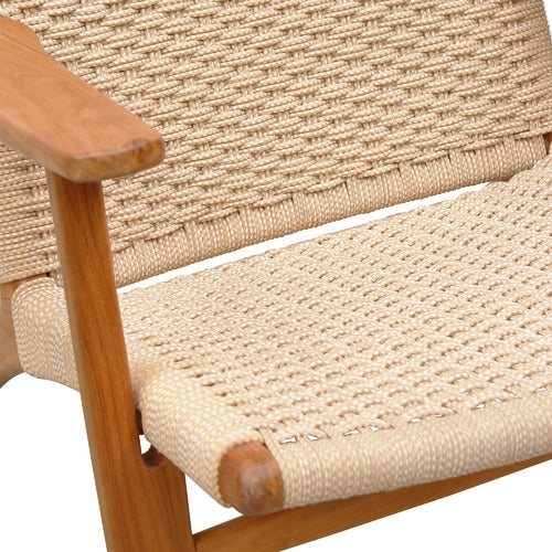 CARRINGTON FURNITURE ELLESHA TIMBER & NYLON ARMCHAIR