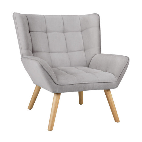 LIVING FUSION WINTHROP RUBBERWOOD ARMCHAIR