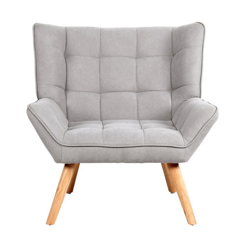 LIVING FUSION WINTHROP RUBBERWOOD ARMCHAIR