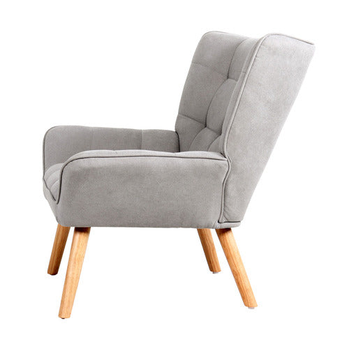 LIVING FUSION WINTHROP RUBBERWOOD ARMCHAIR