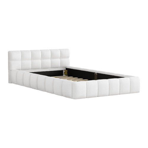 HOXTON ROOM ELLIE MAY BOUCLE PLATFORM BED