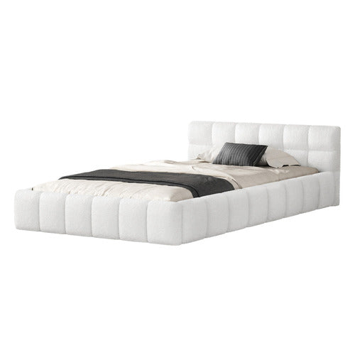 HOXTON ROOM ELLIE MAY BOUCLE PLATFORM BED