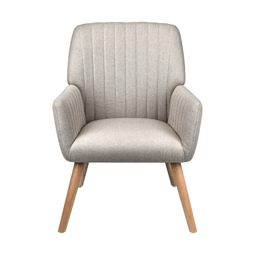LIVING FUSION ELWINE RUBBERWOOD ARMCHAIR