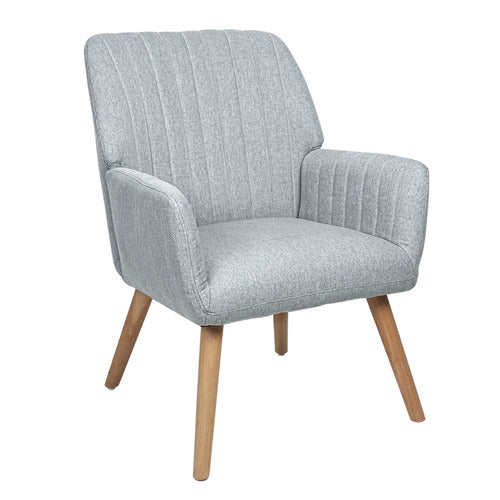 LIVING FUSION ELWINE RUBBERWOOD ARMCHAIR