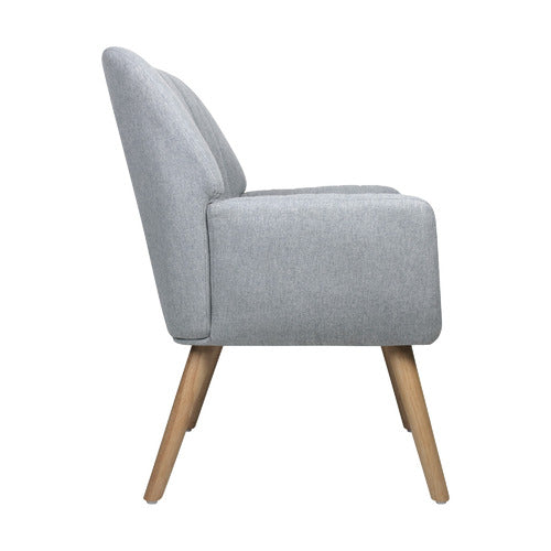 LIVING FUSION ELWINE RUBBERWOOD ARMCHAIR